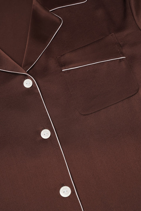 Classic in Decaf クラシック・イン・デカフェパジャマセット  celebrate with silk.