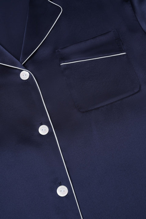 Classic in Twilight Silk Pajama Set