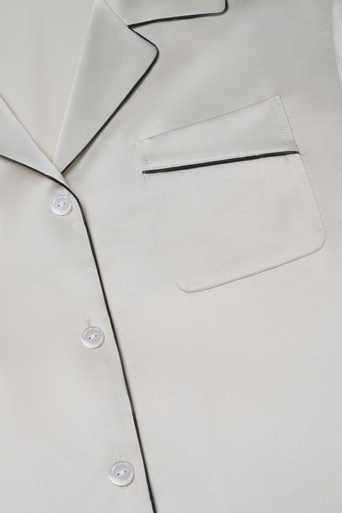 Classic in Glint クラシック・イン・グリントパジャマセット  celebrate with silk.
