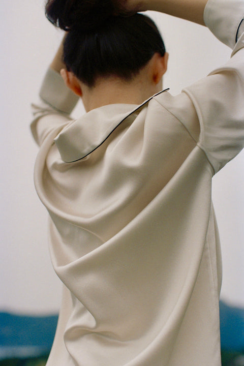 Classic in Glint クラシック・イン・グリントパジャマセット  celebrate with silk.