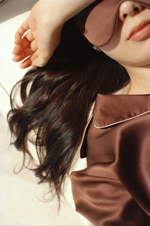 Classic in Decaf クラシック・イン・デカフェパジャマセット  celebrate with silk.